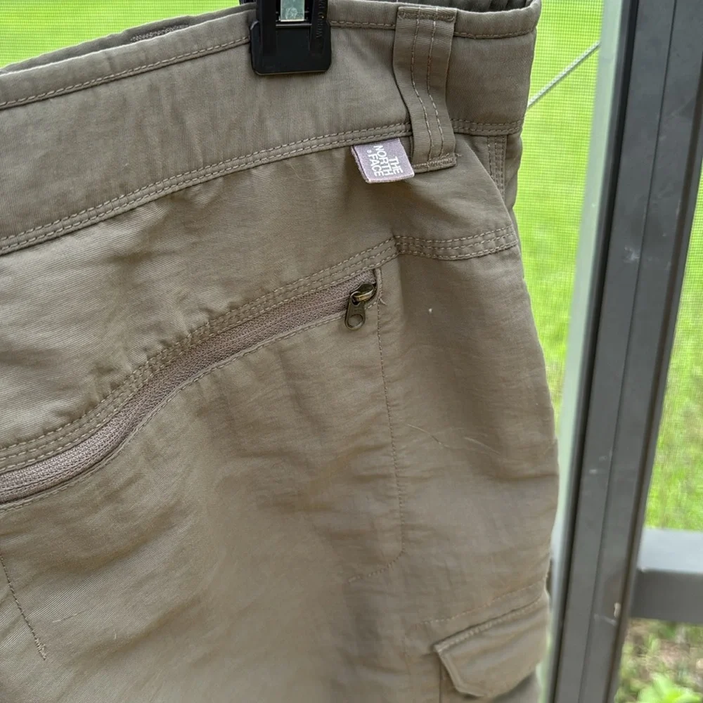 The North Face Cargo Shorts‎ Mens green Hiking Camping Outdoor  Size 36